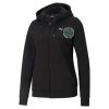 Puma Womens Small Logo Zip Hoodie Thumbnail